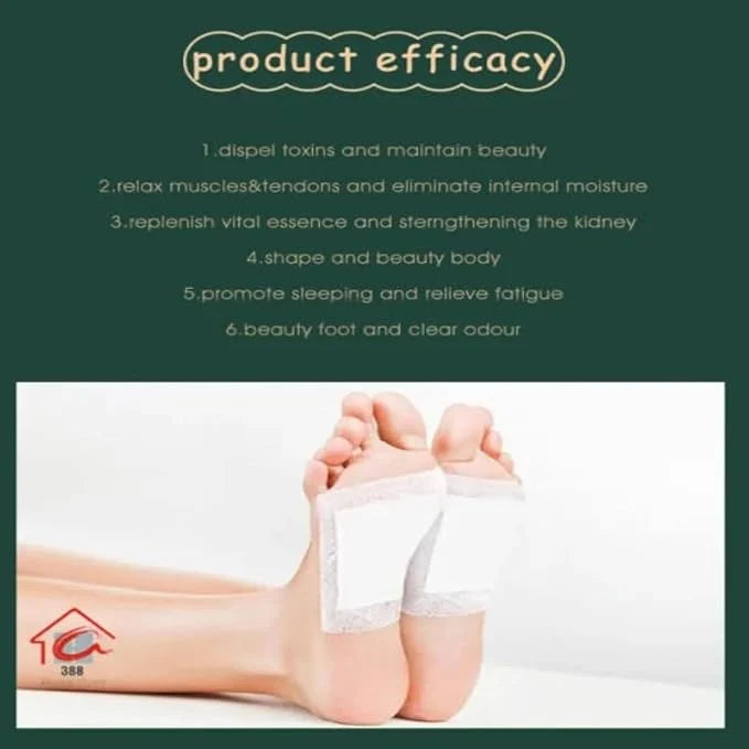 (20 Patches) Detox Foot Patches Natural Detox Foot Pads