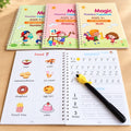 Practice Copybook for Kids, 4 Books with Pen