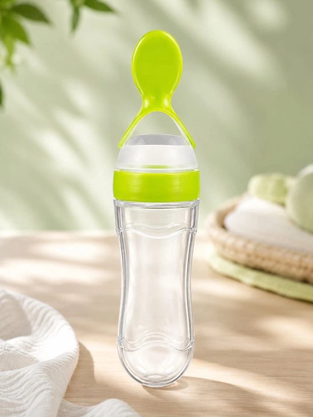 Baby Squeezy Food Grade Silicone Bottle Feeder for Baby Feeding