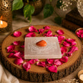 Power Plate (African Sunstone + Thick Selenite Plate)￼